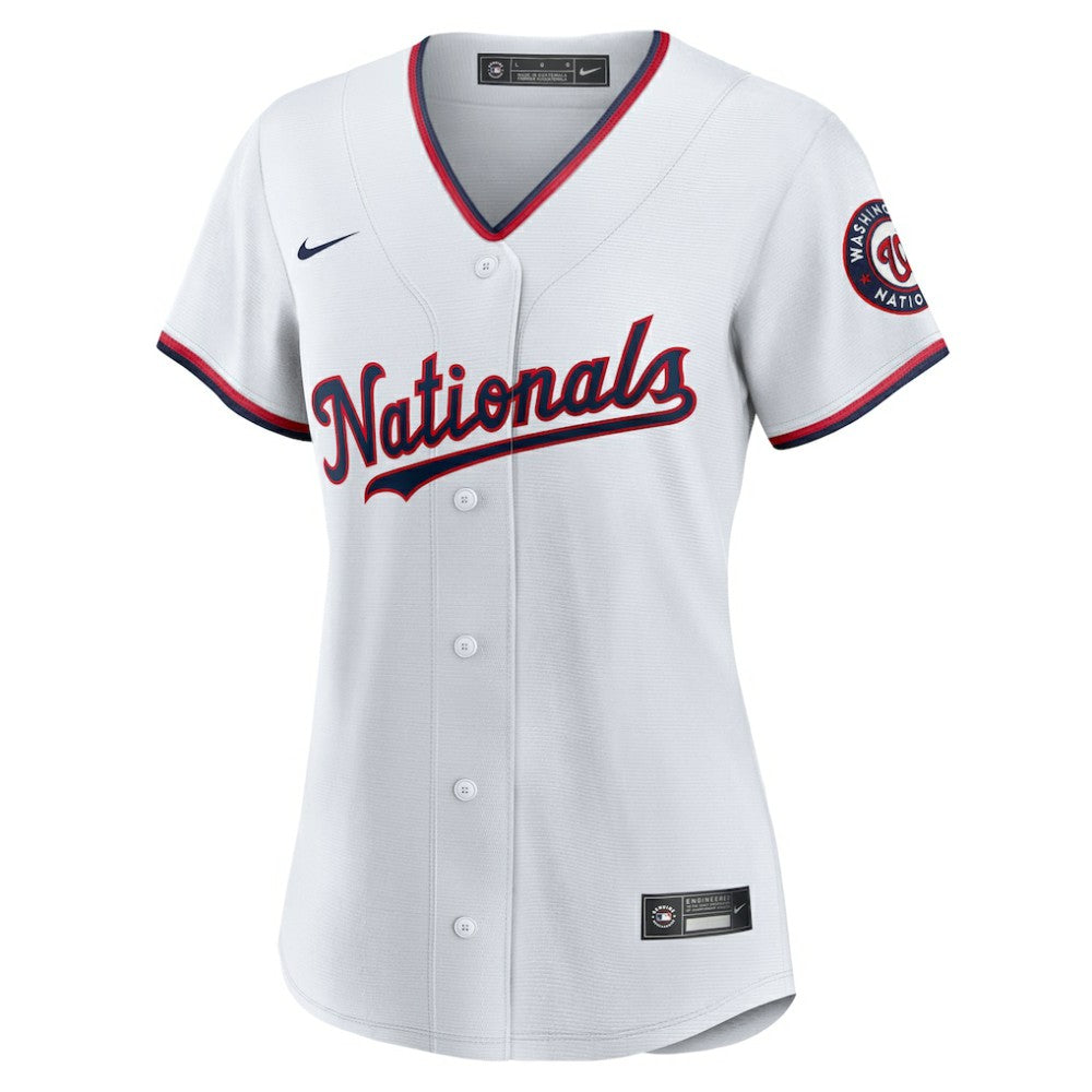CJ Abrams Washington Nationals Nike Women's Home Replica Player Jersey - White Jerseys