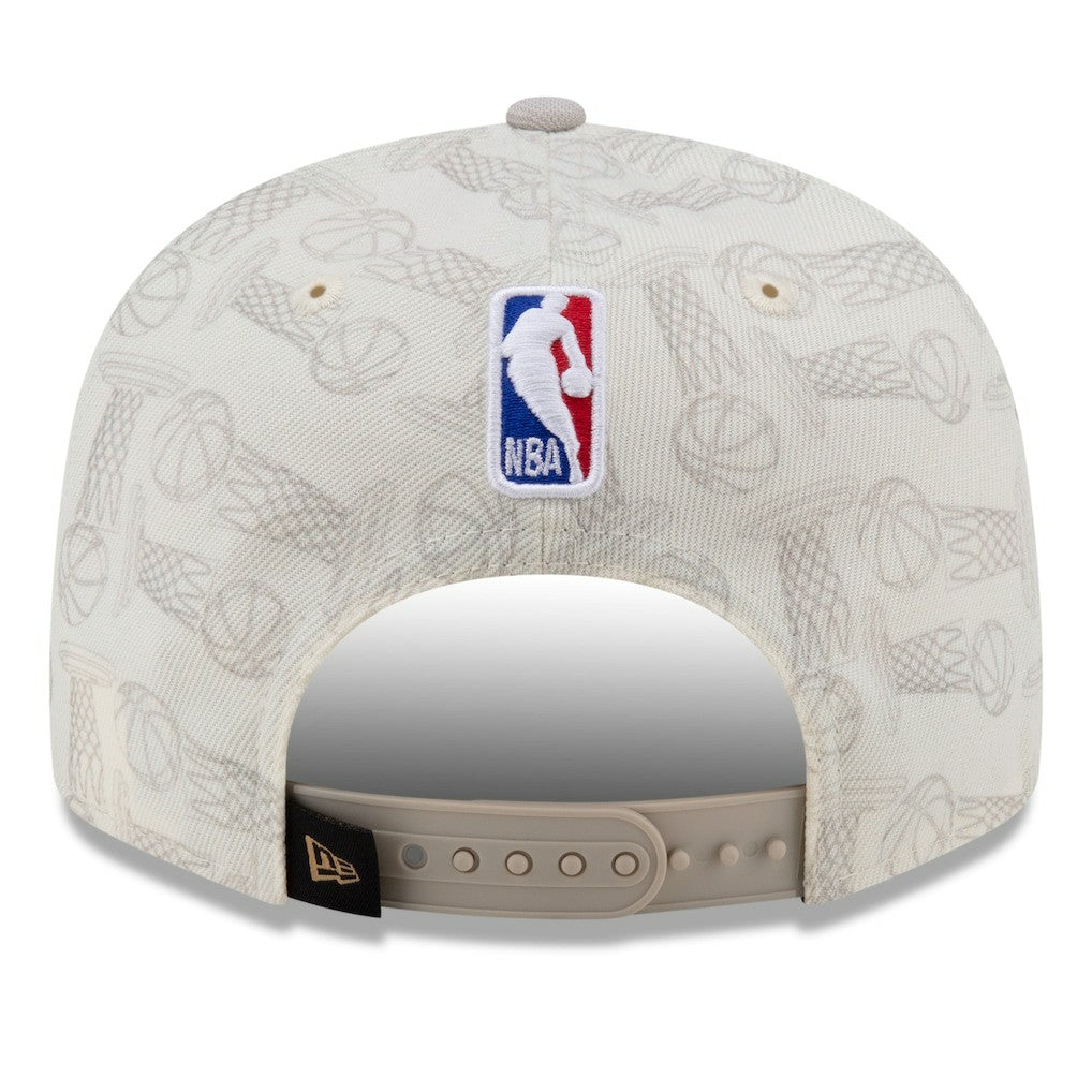 Boston Celtics 2024 NBA Finals Champions Locker Room 9FIFTY Snapback Hat Cream - New Era