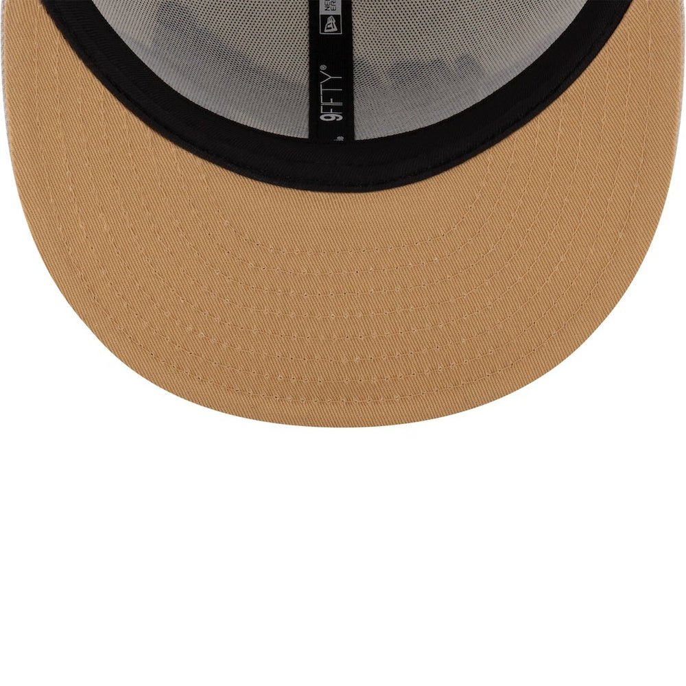 Boston Celtics 2024 NBA Finals Champions Locker Room 9FIFTY Snapback Hat Cream - New Era