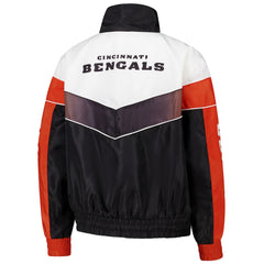Cincinnati Bengals The Wild Collective Women's 1/4 Zip Track Jacket - Black Jackets