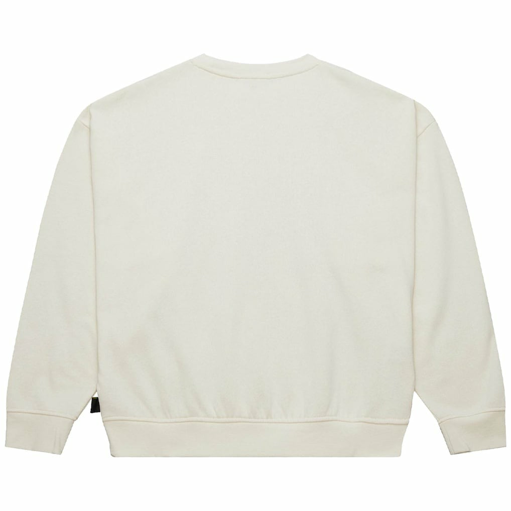Miami Dolphins Women's Throwback Logo 3.0 Pullover Sweatshirt - Cream Pullover