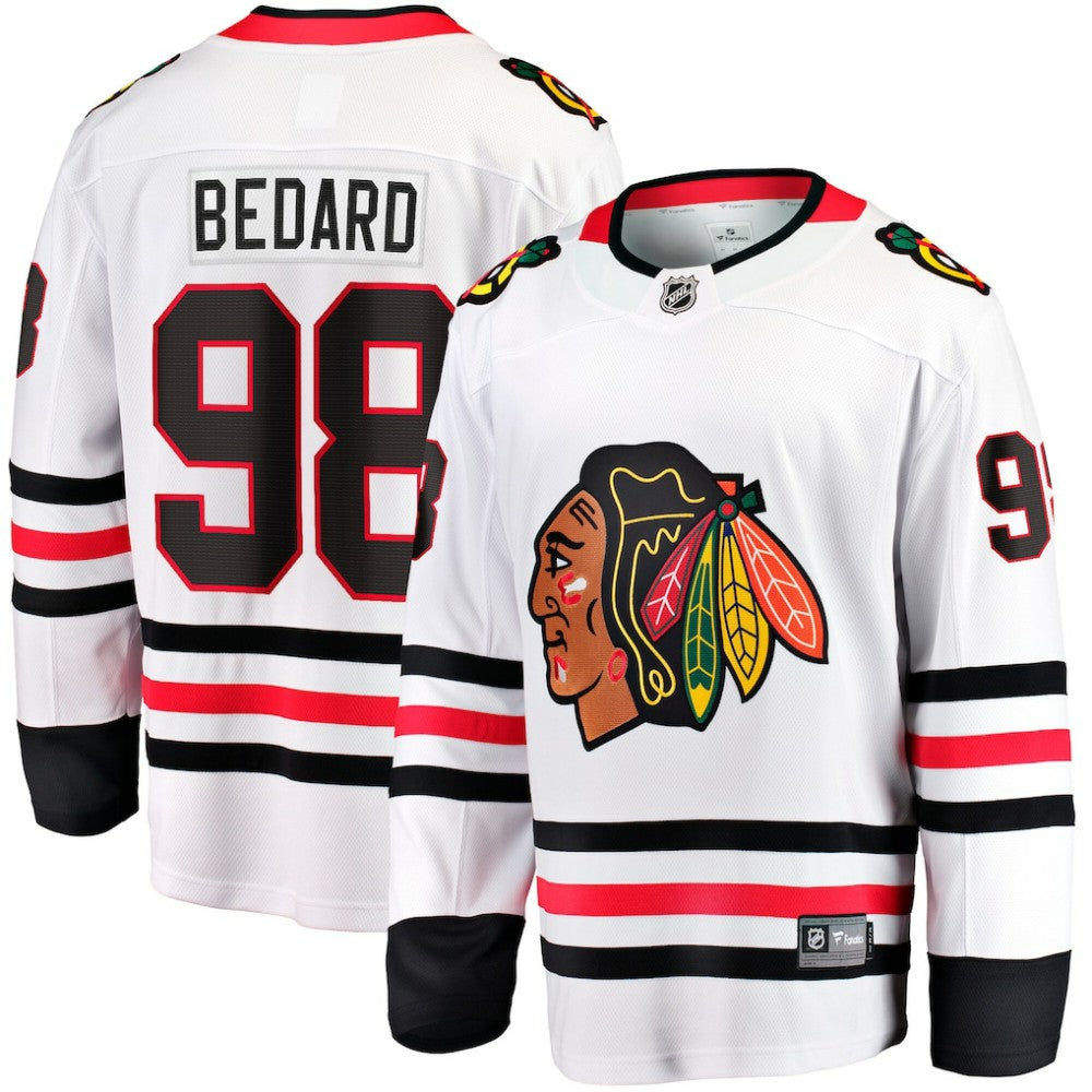 Connor Bedard Chicago Blackhawks Fanatics Breakaway Jersey - White | US 201832291