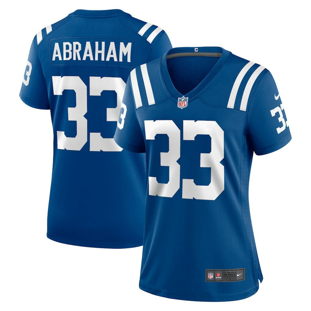 Micah Abraham Indianapolis Colts Women's Game Jersey - Royal Jerseys