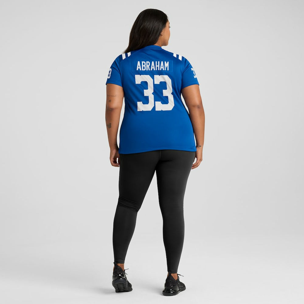 Micah Abraham Indianapolis Colts Women's Game Jersey - Royal Jerseys