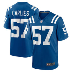 Jaylon Carlies Indianapolis Colts Game Jersey - Royal Jerseys
