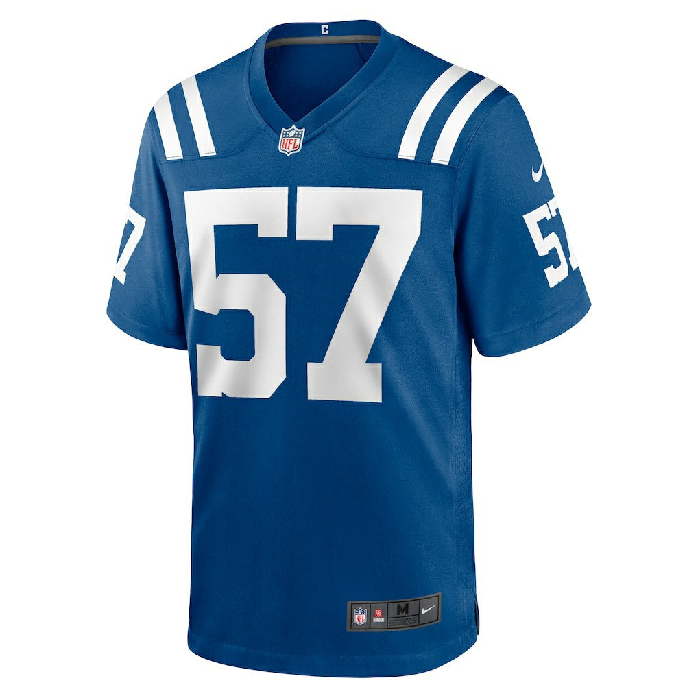 Jaylon Carlies Indianapolis Colts Game Jersey - Royal Jerseys