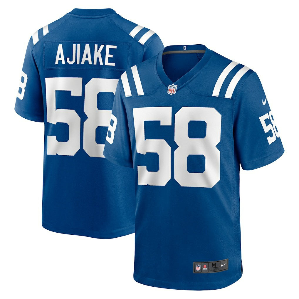 Austin Ajiake Indianapolis Colts Game Jersey - Royal Jerseys