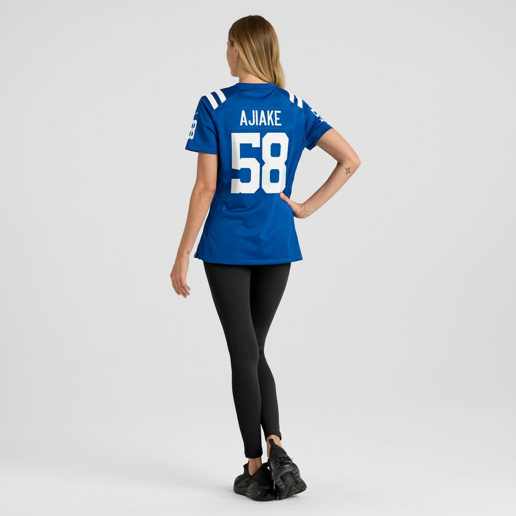 Austin Ajiake Indianapolis Colts Women's Game Jersey - Royal Jerseys
