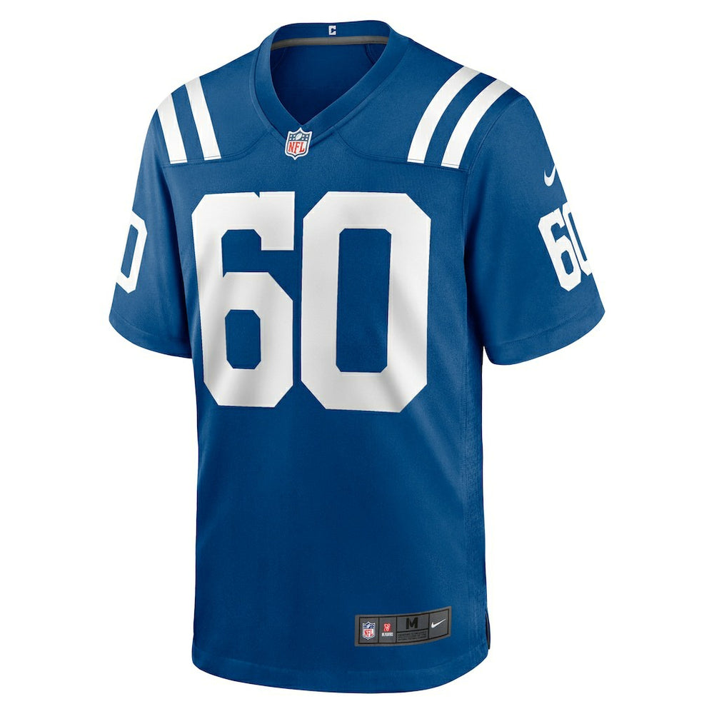 Tanor Bortolini Indianapolis Colts Game Jersey - Royal Jerseys