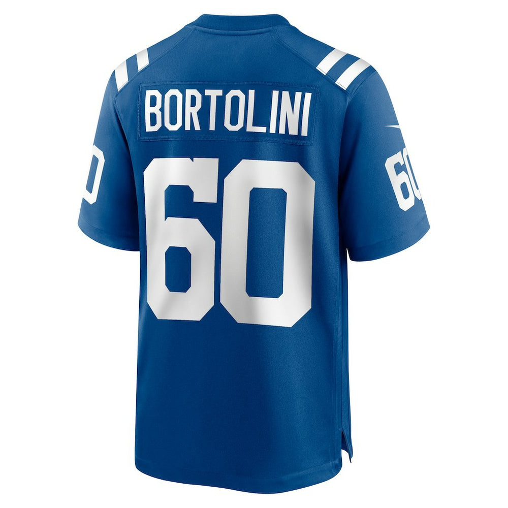 Tanor Bortolini Indianapolis Colts Game Jersey - Royal Jerseys