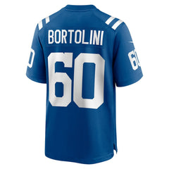Tanor Bortolini Indianapolis Colts Game Jersey - Royal Jerseys