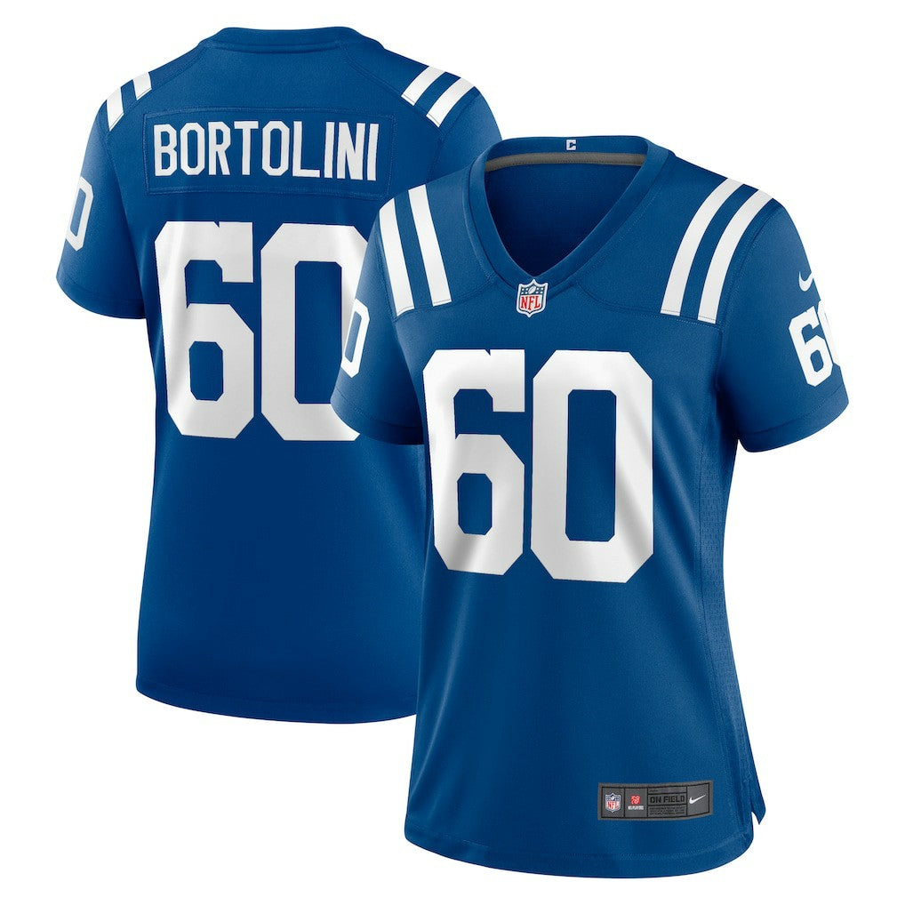 Tanor Bortolini Indianapolis Colts Women's Game Jersey - Royal Jerseys