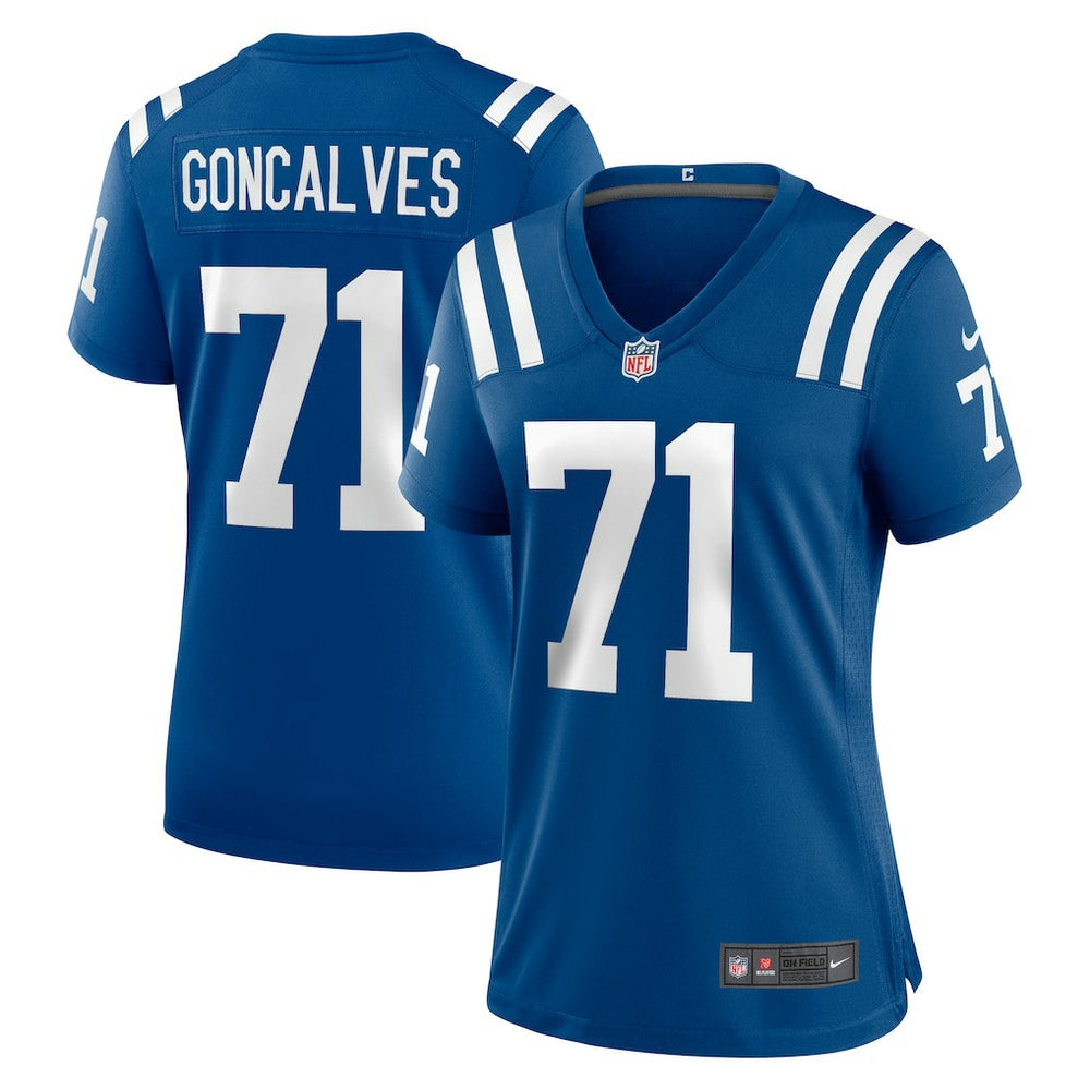 Matt Goncalves Indianapolis Colts Women's Game Jersey - Royal Jerseys