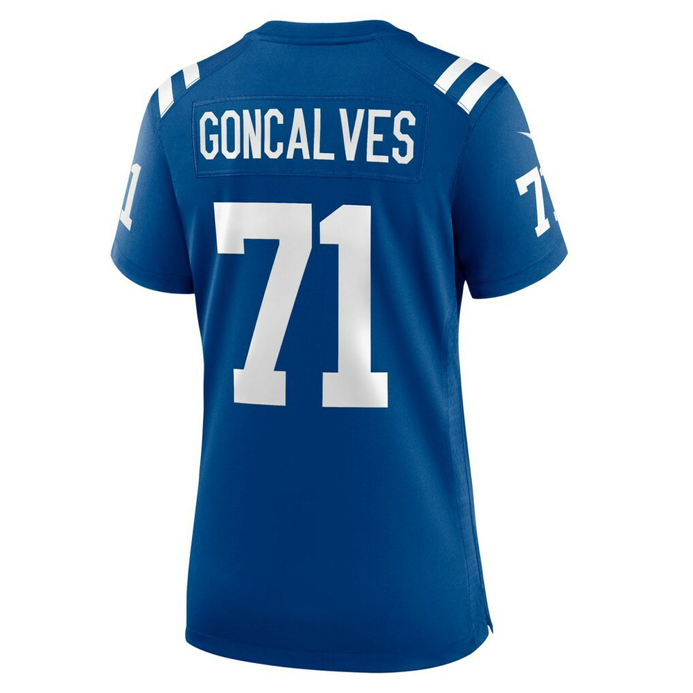 Matt Goncalves Indianapolis Colts Women's Game Jersey - Royal Jerseys