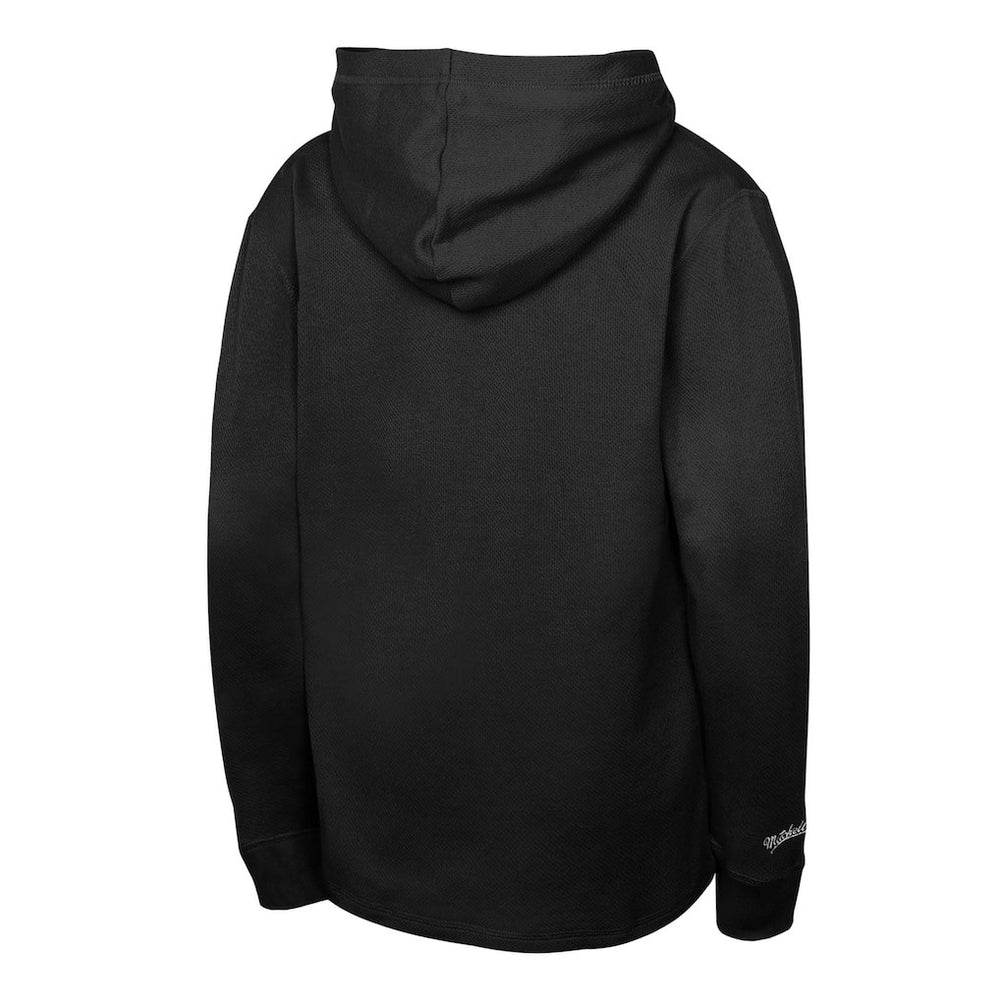 Orlando Magic Youth Hardwood Classics Lightweight Thermal Long Sleeve Hoodie T-Shirt Black - Mitchell & Ness