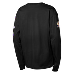 Toronto Raptors Youth Hardwood Classics All Over Long Sleeve T-Shirt Black - Mitchell & Ness outlet
