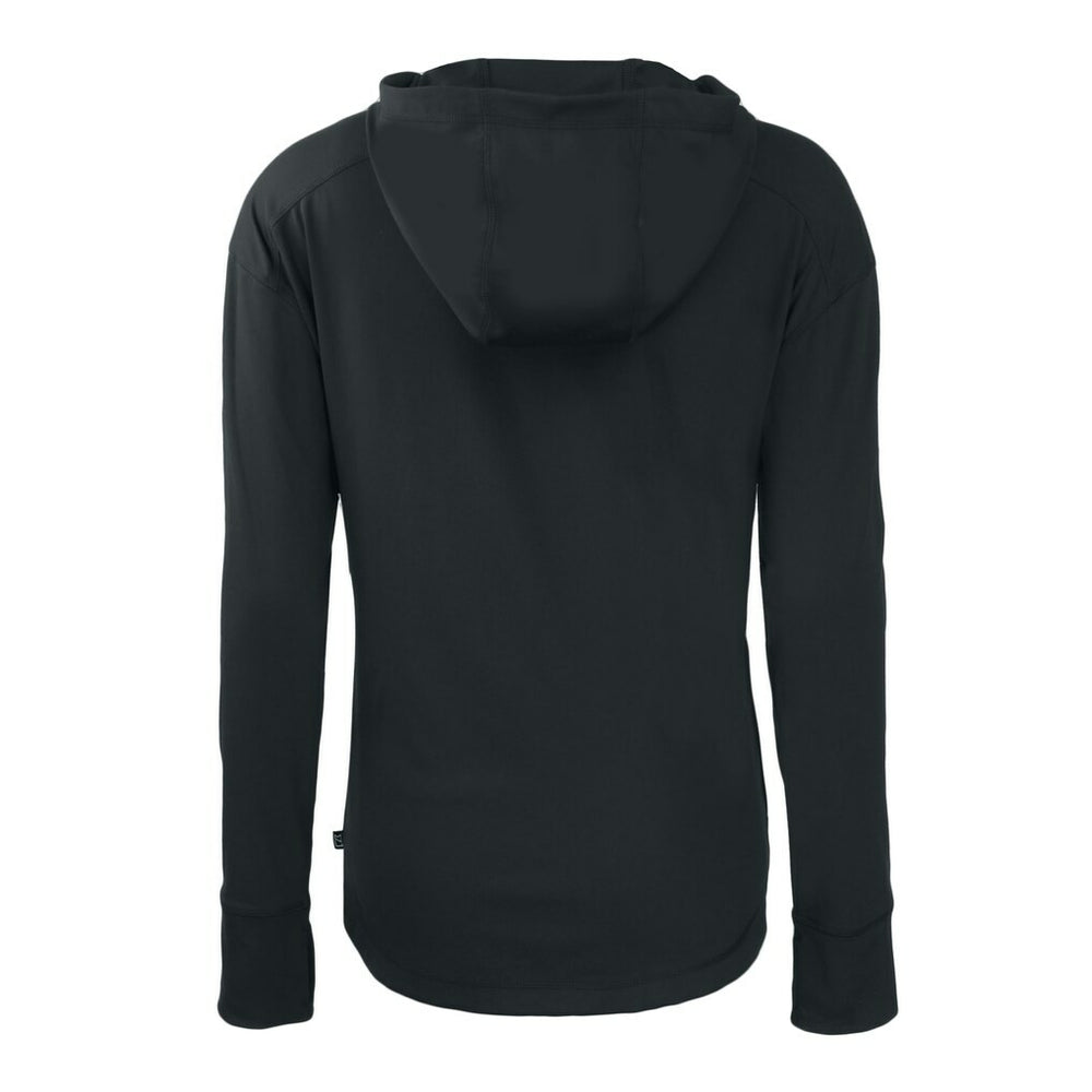 New York Jets Cutter & Buck Women's Primary Logo Daybreak Eco Recycled Full-Zip Hoodie Jacket - Black Hoodies