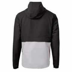 New York Jets Cutter & Buck Monochromatic Logo Charter Eco Recycled Half-Zip Anorak Jacket - Black/Gray Jackets