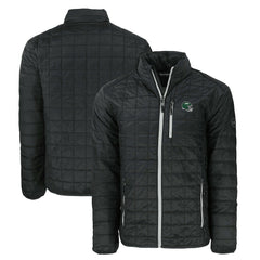 New York Jets Cutter & Buck Big & Tall Helmet Rainier PrimaLoft Eco Insulated Full-Zip Puffer Jacket - Black Jackets