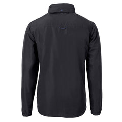 New York Jets Cutter & Buck Big & Tall Helmet Charter Eco Knit Recycled Full-Zip Jacket - Black Jackets