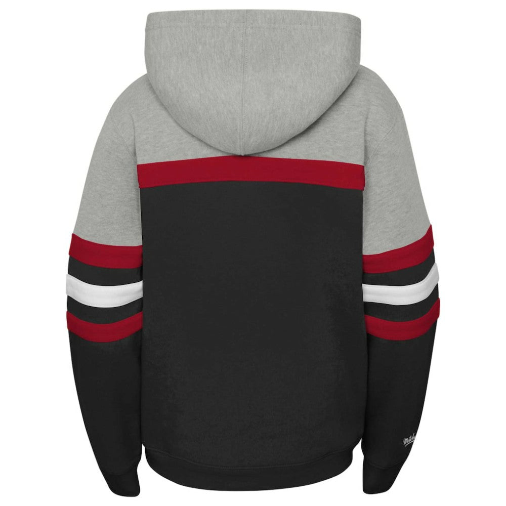 Detroit Red Wings Mitchell & Ness Youth Head Coach Pullover Hoodie - Black | US 201843916