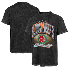 Tampa Bay Buccaneers Stoney Clover Lane x '47 Women's Glitter Rocker Retro Tubular T-Shirt - Black T-shirts