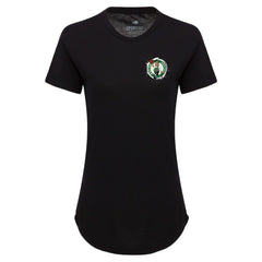 Boston Celtics Sportiqe Women's 2024 NBA Finals Champions King of the Court Phoebe Tri-Blend T-Shirt Black