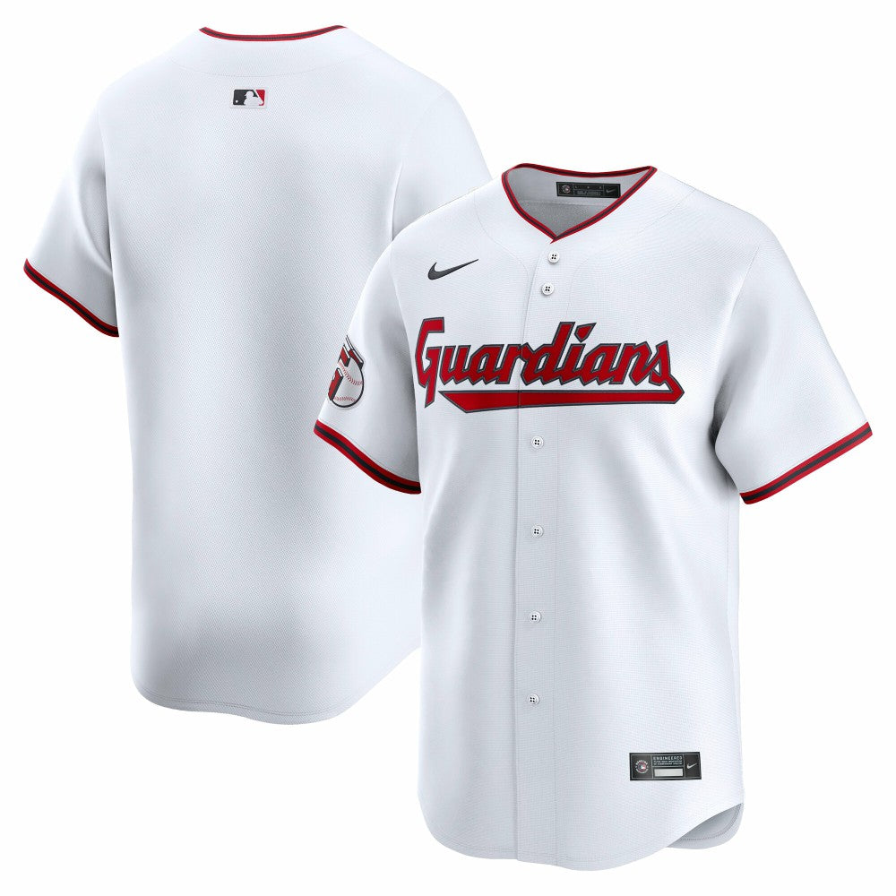 Cleveland Guardians Nike Home Limited Jersey - White Jerseys