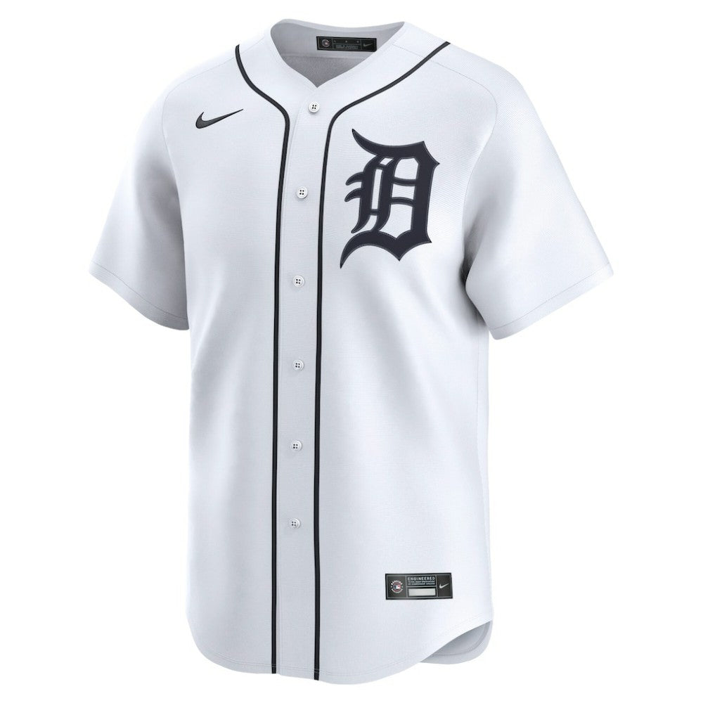 Detroit Tigers Nike Home Limited Jersey - White Jerseys