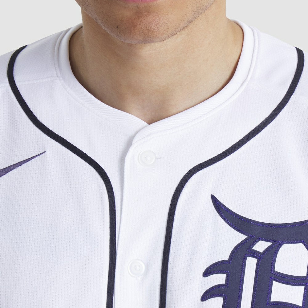 Detroit Tigers Nike Home Limited Jersey - White Jerseys