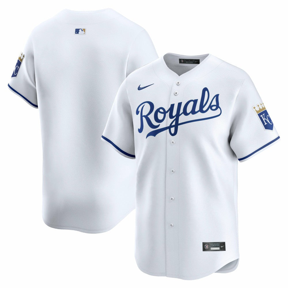 Kansas City Royals Nike Home Limited Jersey - White Jerseys