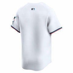 Miami Marlins Nike Home Limited Jersey - White Jerseys
