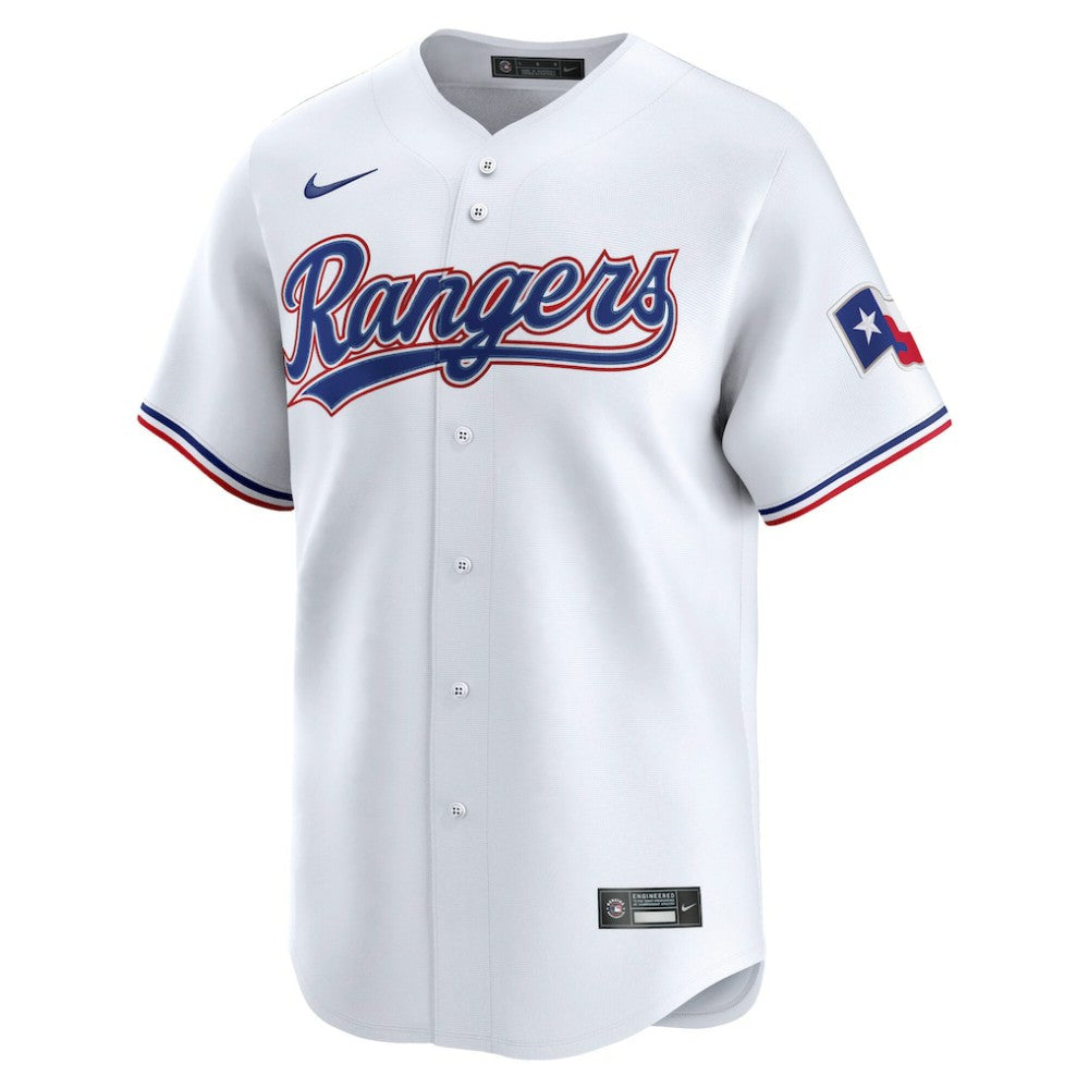 Texas Rangers Nike Home Limited Jersey - White Jerseys