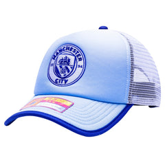 Manchester City Destiny Trucker Adjustable Hat Light Blue