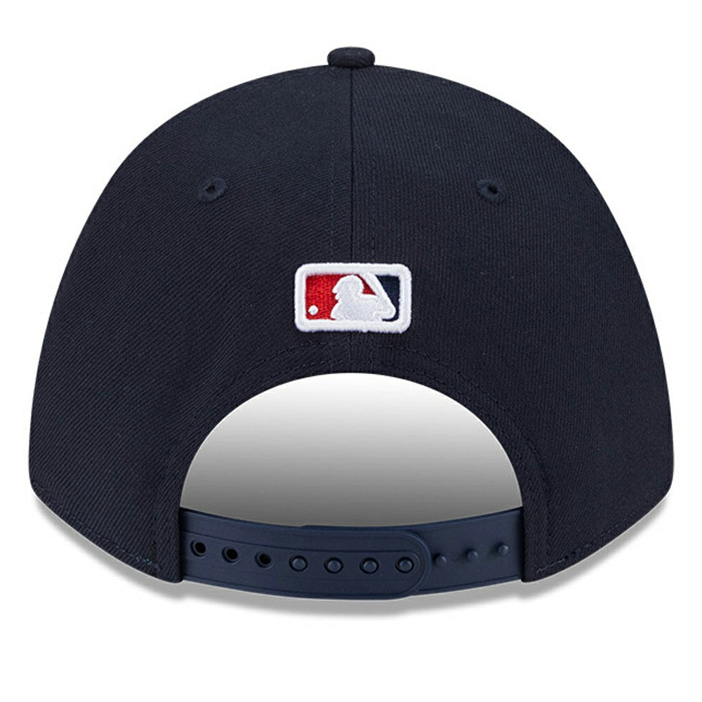 Los Angeles Angels New Era Player Replica 9FORTY Adjustable Hat - Navy/Red Hats