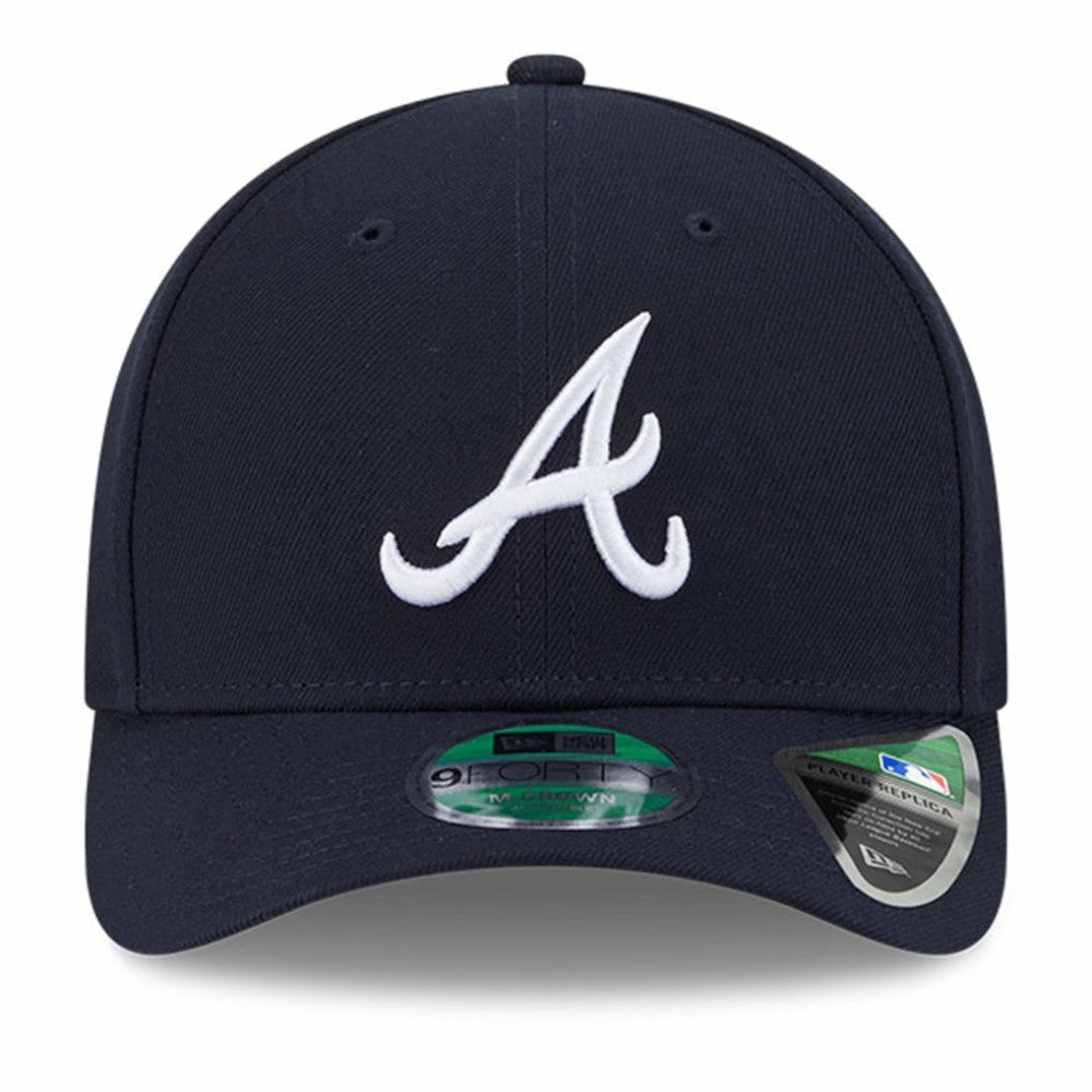 Atlanta Braves New Era Player Replica 9FORTY Adjustable Hat - Navy Hats