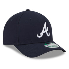 Atlanta Braves New Era Player Replica 9FORTY Adjustable Hat - Navy Hats