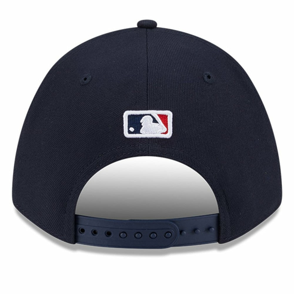 Atlanta Braves New Era Player Replica 9FORTY Adjustable Hat - Navy Hats