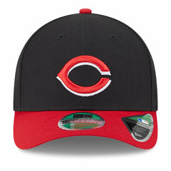Cincinnati Reds New Era Player Replica 9FORTY Adjustable Hat - Black/Red Hats