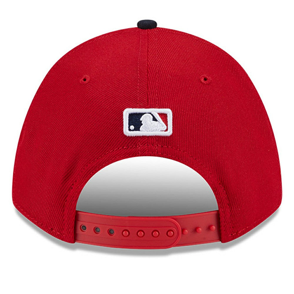 Cleveland Guardians New Era Replica 9FORTY Adjustable Hat - Red/Black Hats