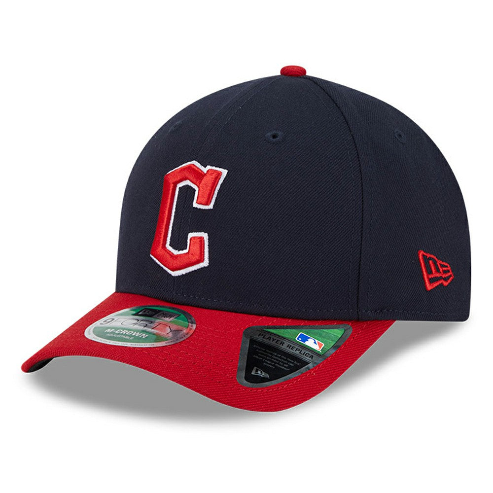 Cleveland Guardians New Era Player Replica 9FORTY Adjustable Hat - Navy Hats
