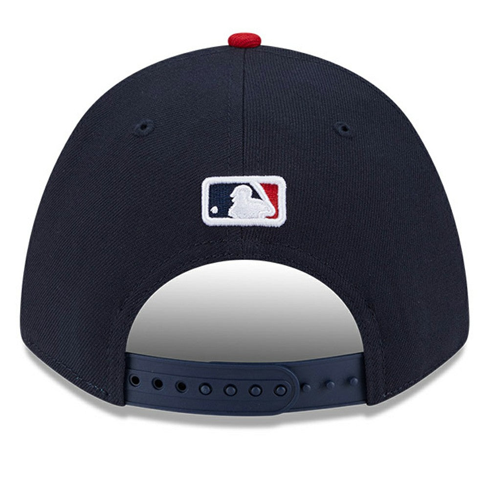 Cleveland Guardians New Era Player Replica 9FORTY Adjustable Hat - Navy Hats