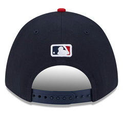 Cleveland Guardians New Era Player Replica 9FORTY Adjustable Hat - Navy Hats
