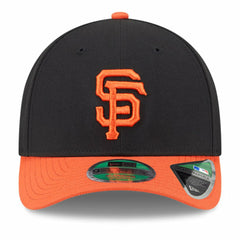 San Francisco Giants New Era Player Replica 9FORTY Adjustable Hat - Black/Orange Hats