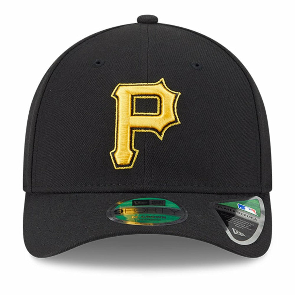 Pittsburgh Pirates New Era Player Replica 9FORTY Adjustable Hat - Black Hats
