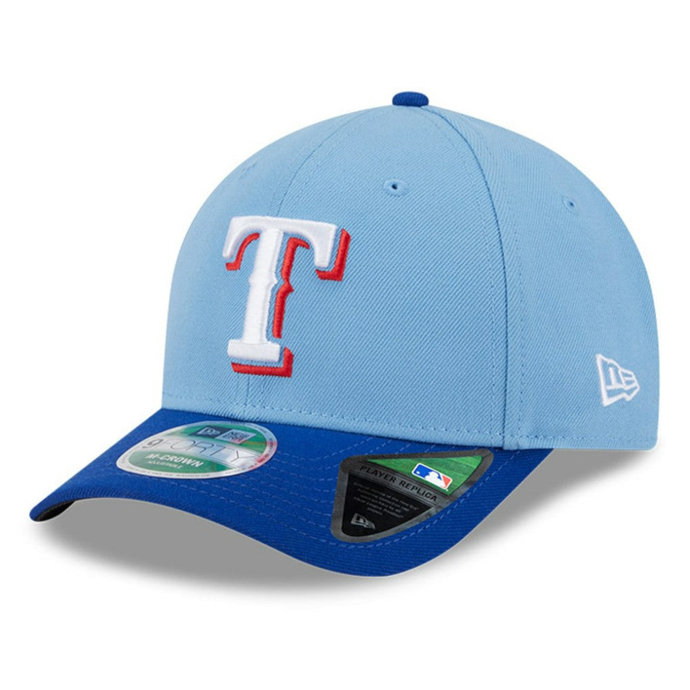 Texas Rangers New Era Player Replica 9FORTY Adjustable Hat - Light Blue Hats