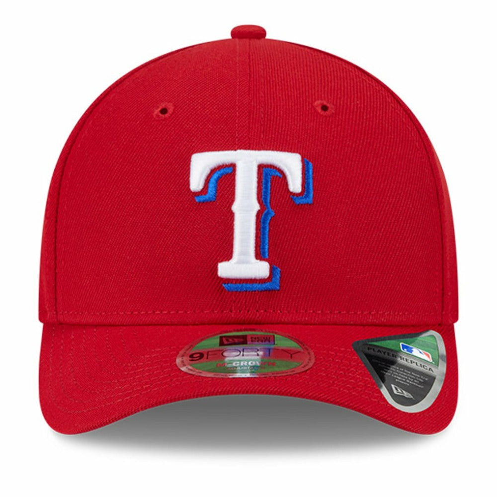 Texas Rangers New Era Player Replica 9FORTY Adjustable Hat - Red Hats