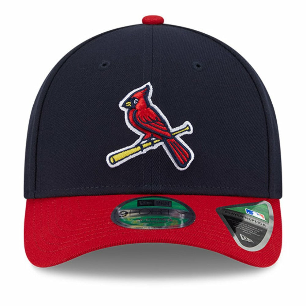 St. Louis Cardinals New Era Player Replica 9FORTY Adjustable Hat - Navy/Red Hats