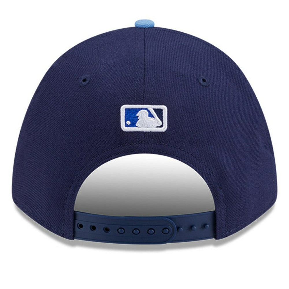 Toronto Blue Jays New Era Player Replica 9FORTY Adjustable Hat - Navy/Powder Blue Hats