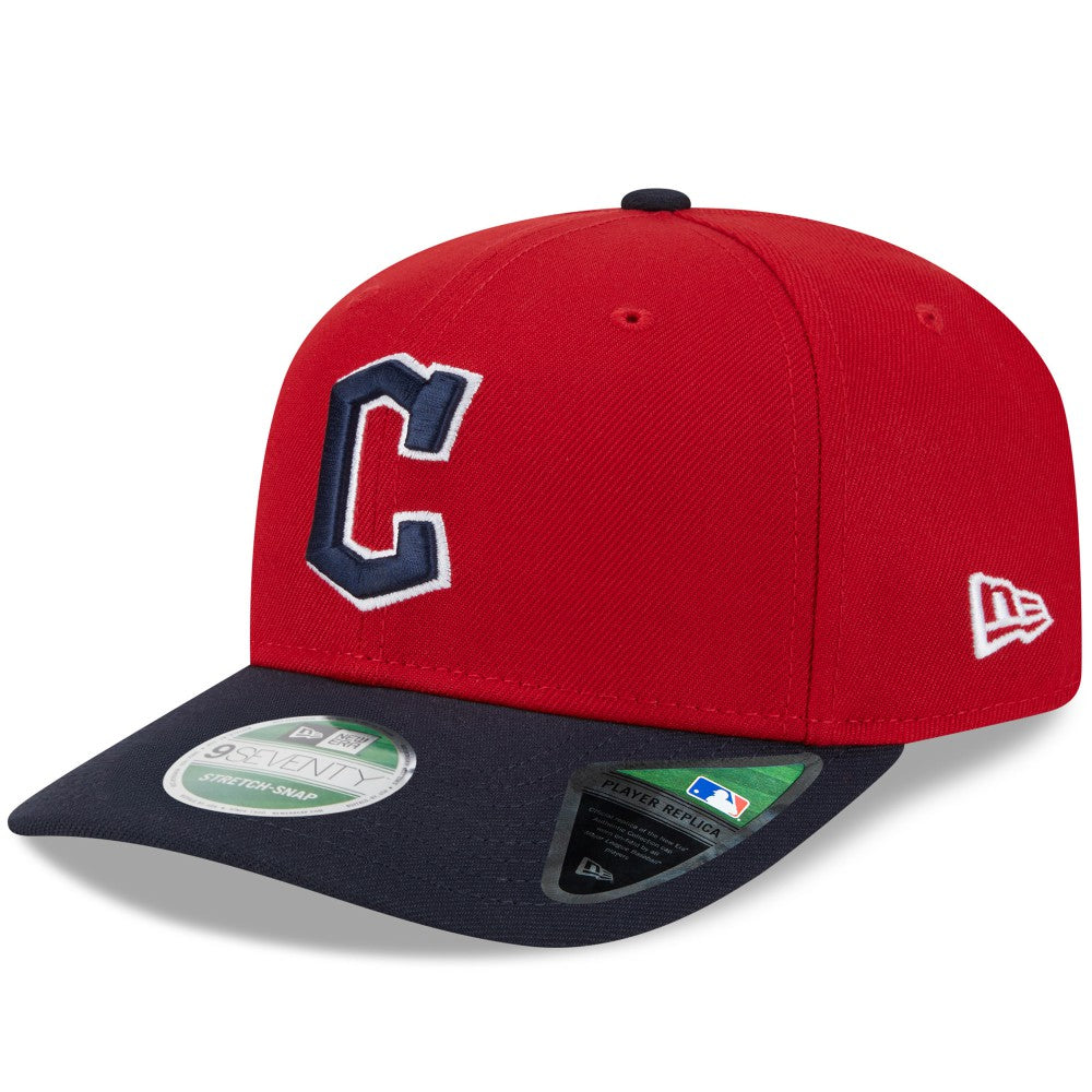 Cleveland Guardians New Era Player Replica 9SEVENTY Adjustable Hat - Red/Black Hats